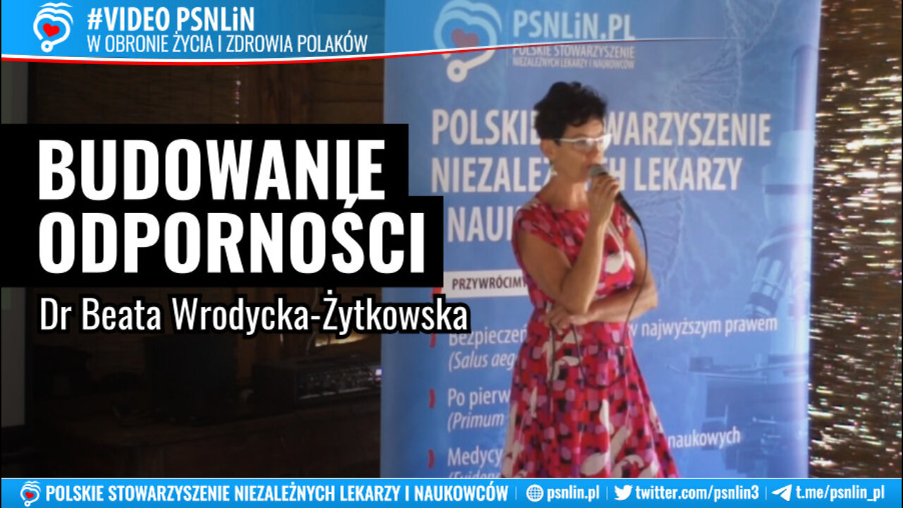 Dr Beata Wrodycka-Żytkowska PSNLiN - Budowanie odporności