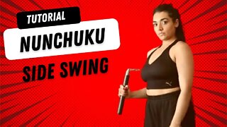 How to do nun chuks for beginners | nun chuku side swing tutorial