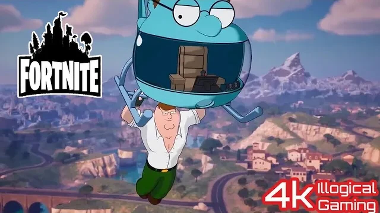 🤣 Peter Griffin's Epic Fitness Journey in 4K! Family Guy Set in Fortnite Chapter 5 Season 1! 🎮