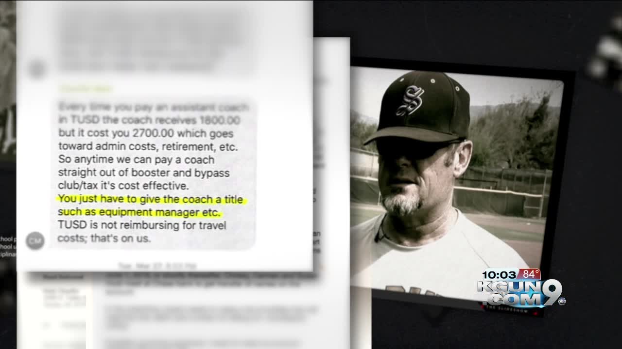 Sabino HS Baseball Probe: TUSD investigating coach's handling of booster funds