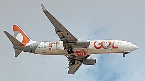 Boeing 737-800 PR-GUA coming from Rio de Janeiro to Fortaleza