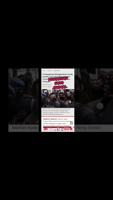 Pengakuan Sang Jenderal #part1 #brigadirj #polripresisi #ferdysambo