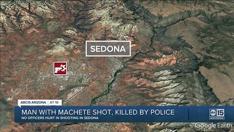 Man with machete shot, killed by Sedona police