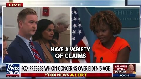 Peter Doocy Asks KJP Why Does The White House Staff Treat Joe Biden Like A Baby