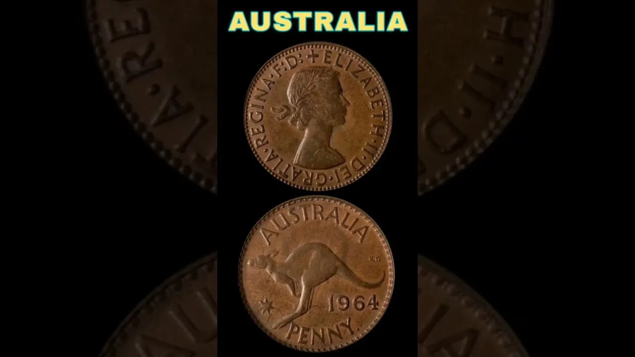Australia 1 Penny 1964.#shorts #coinnotesz