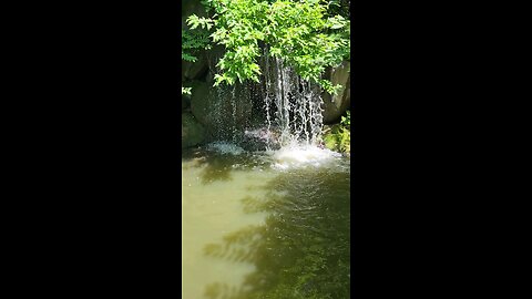 Relaxing waterfall