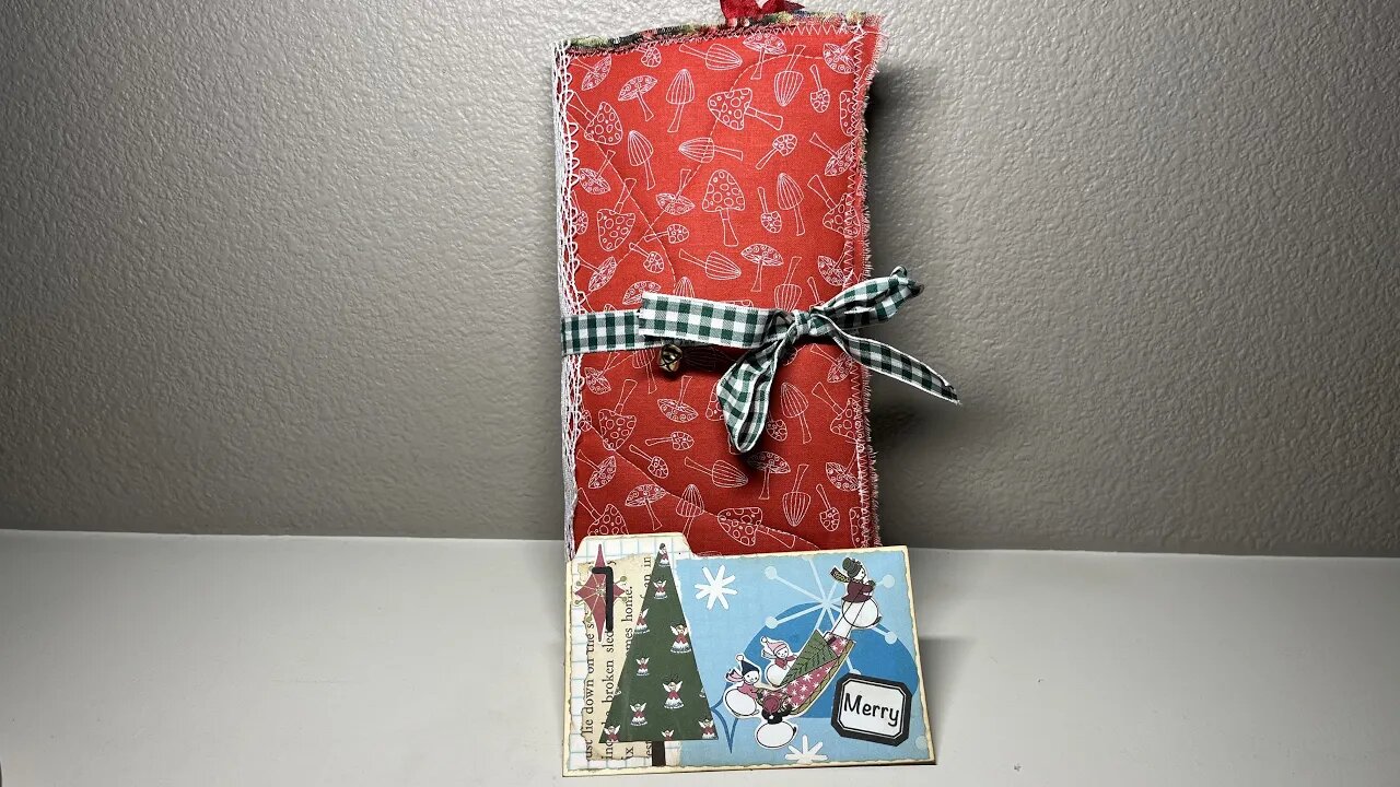 Mushroom Christmas Journal Flip Through and December Daily Cards