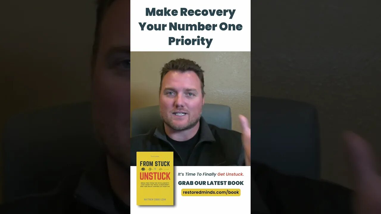 Make Recovery Your Number One Priority