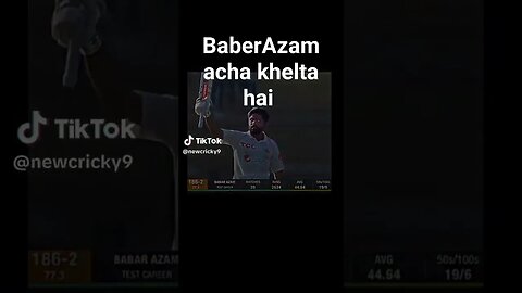 BaberAzam acha khelta hai ❤️🥰✌️ #youtubeshorts #cricket #batsman #cricketplayer