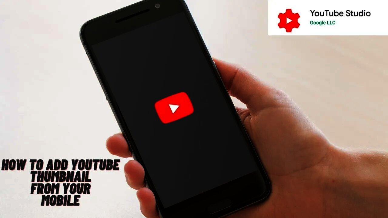 How To Add Custom Thumbnail To Your YouTube Video From Your Mobile