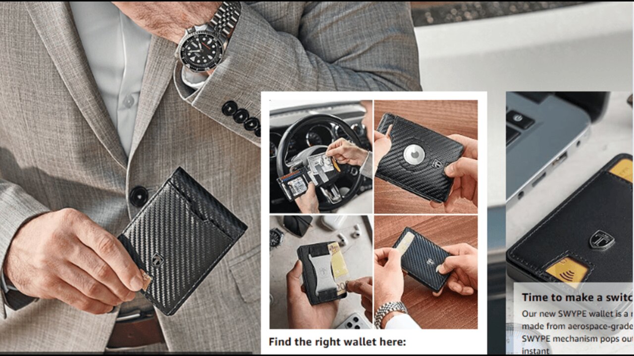 TRAVANDO Mens Slim Wallet