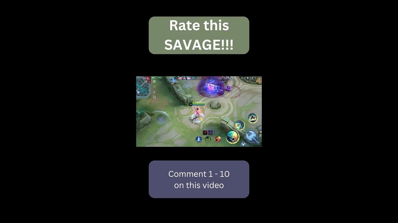 Rate this SAVAGE!!! - zilong #mobilelegends