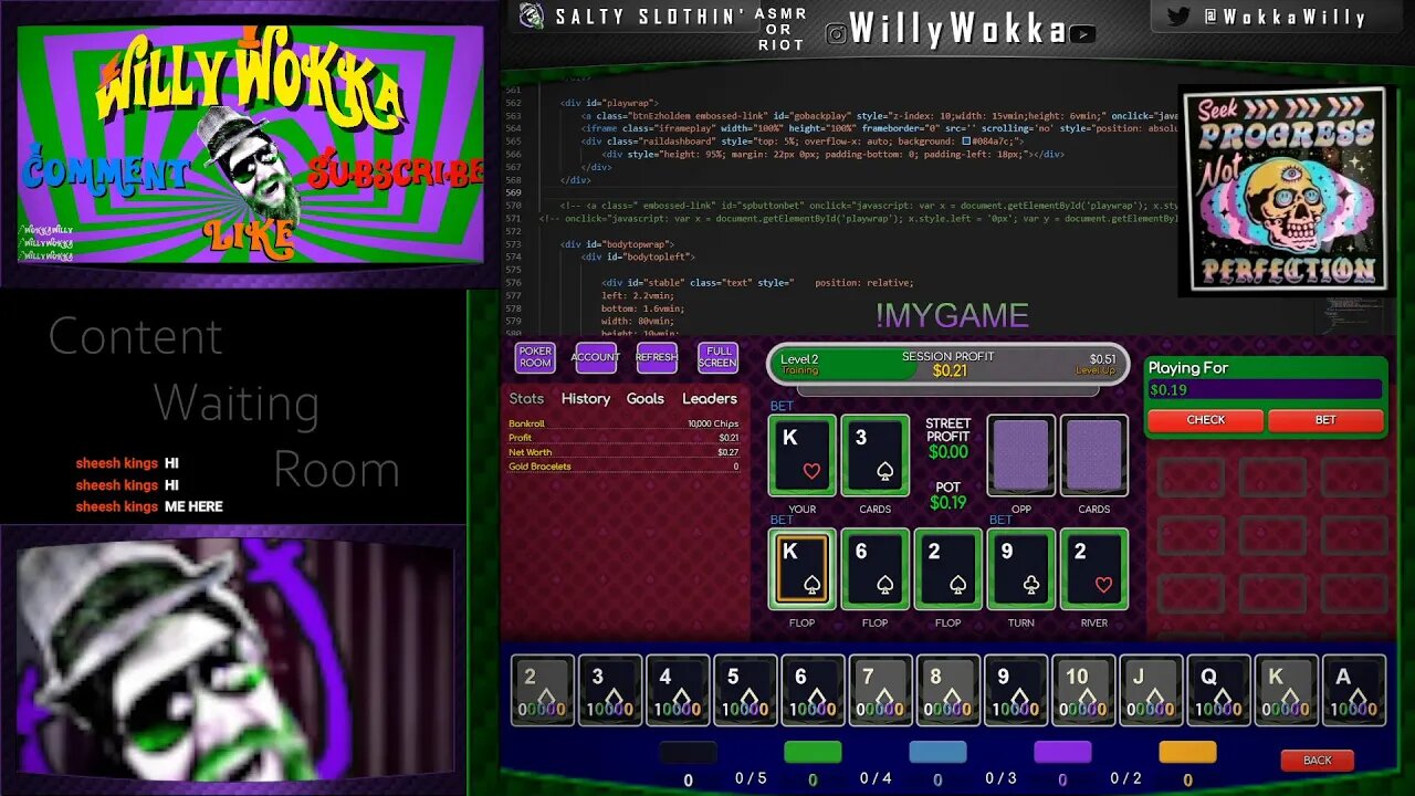 Grandpa trolling Omegle, maybe play games, Wacky AsMr, !mygame - Content Waiting Room