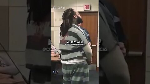 Violent criminal cries like a baby after getting 13 years #deep #sadedits #viral #blowthisup