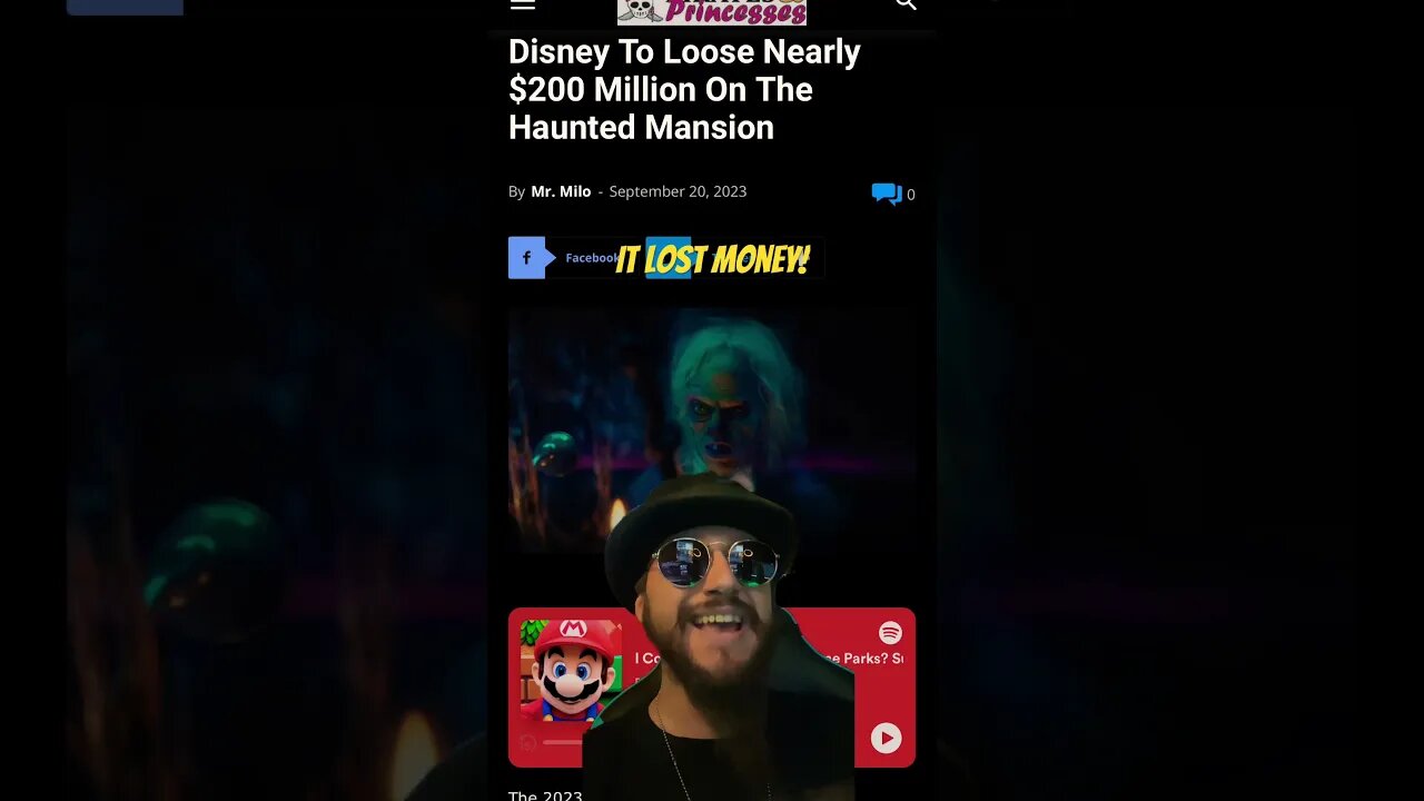 Disney Loses Nearly 200 MILLION On Latest FLOP! Haunted Mansion FAILED! #shorts #disney