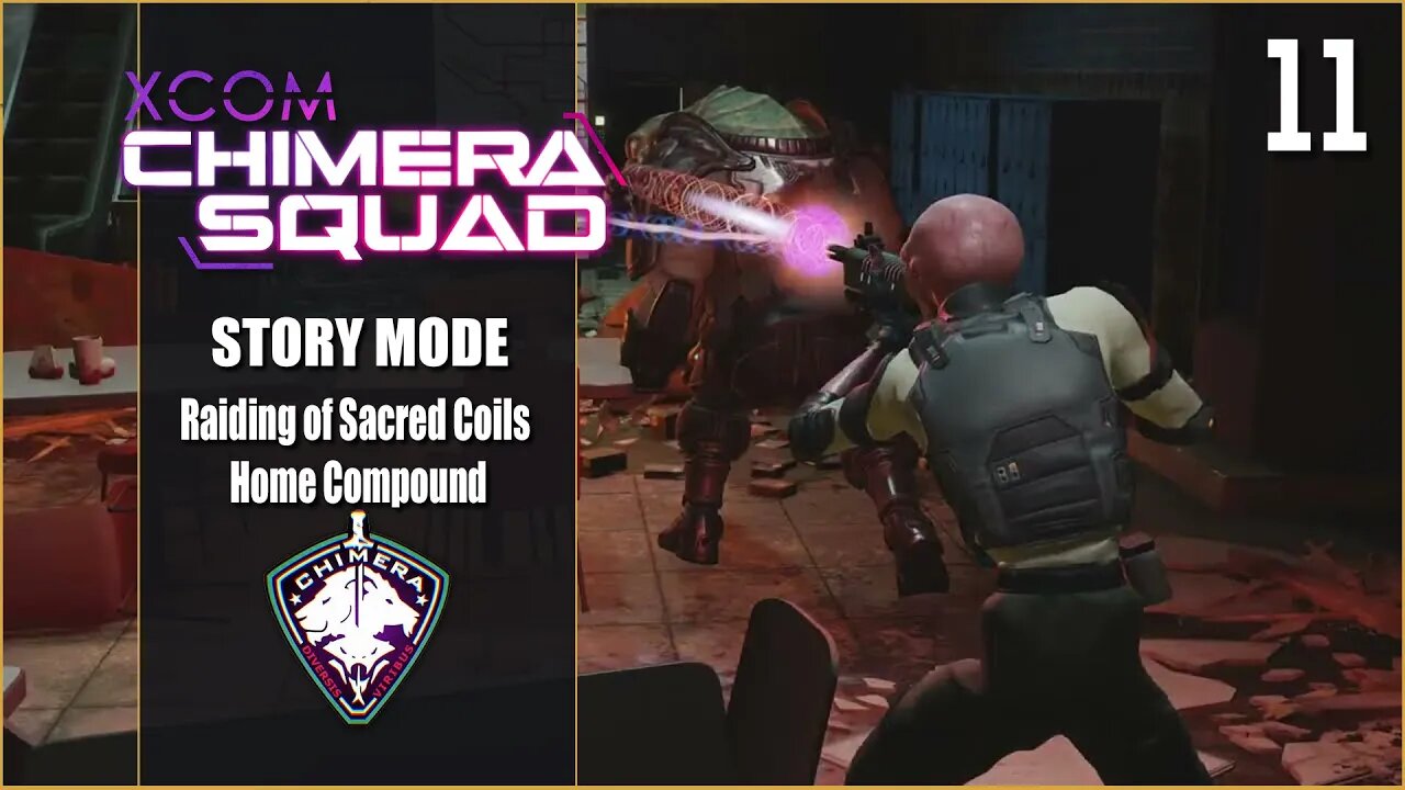 Raiding of Sacred Coils Home Compound - Lets Play XCOM: Chimera Squad - Part 11