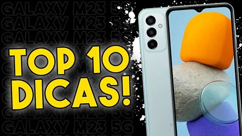 TOP 10 DICAS E TRUQUES para o Galaxy M23 5G que você PRECISA SABER!