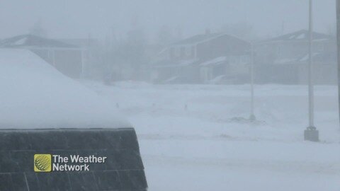 Winter roars back into Mount Pearl, NL