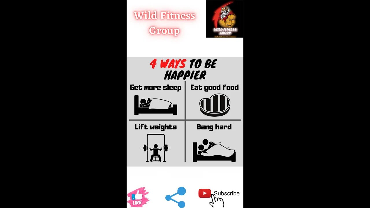 🔥4 ways to be happier🔥#fitness🔥#wildfitnessgroup🔥#shorts🔥