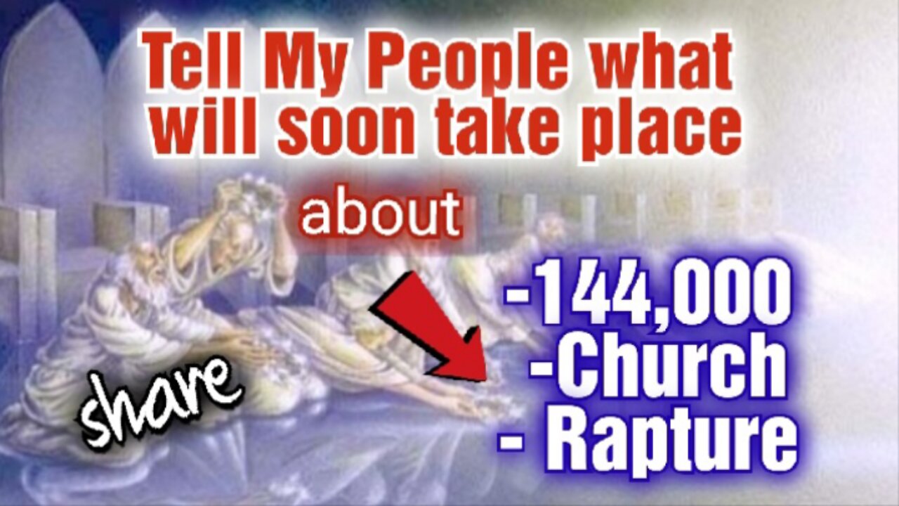 144,000, CHURCH, RAPTURE- I felt an urgency to share this message! It is Midnight #share #144 #truth