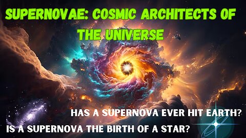 Supernovae:The cosmic architect of the universe