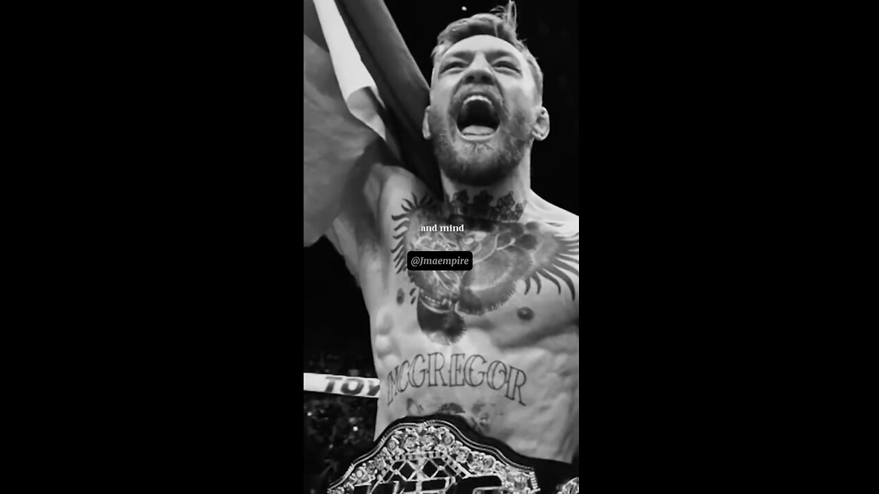 Conor McGregor mentality and mindset