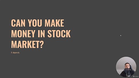 Can you make money in stock market in long term?