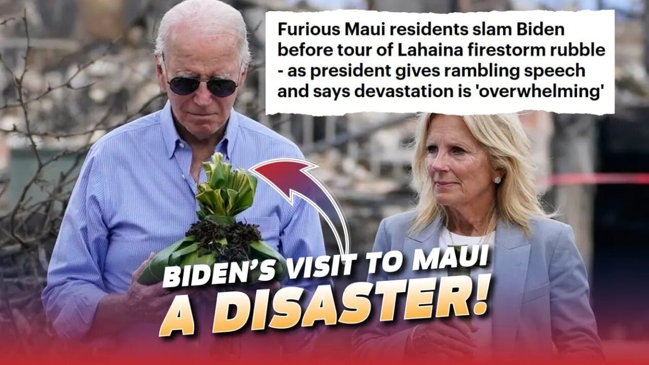 Biden Maui Visit Disaster /Where are Maui's Children?