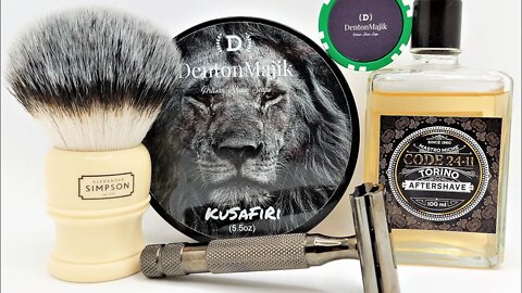 ASMR Pleasure Shave of the week... Denton Majik Kusafiri, Rockwell 6C, Mastor Miche' CODE 24-11.