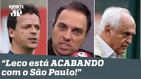"Fernando Diniz? Leco está ACABANDO com o São Paulo!", DESABAFA repórter!