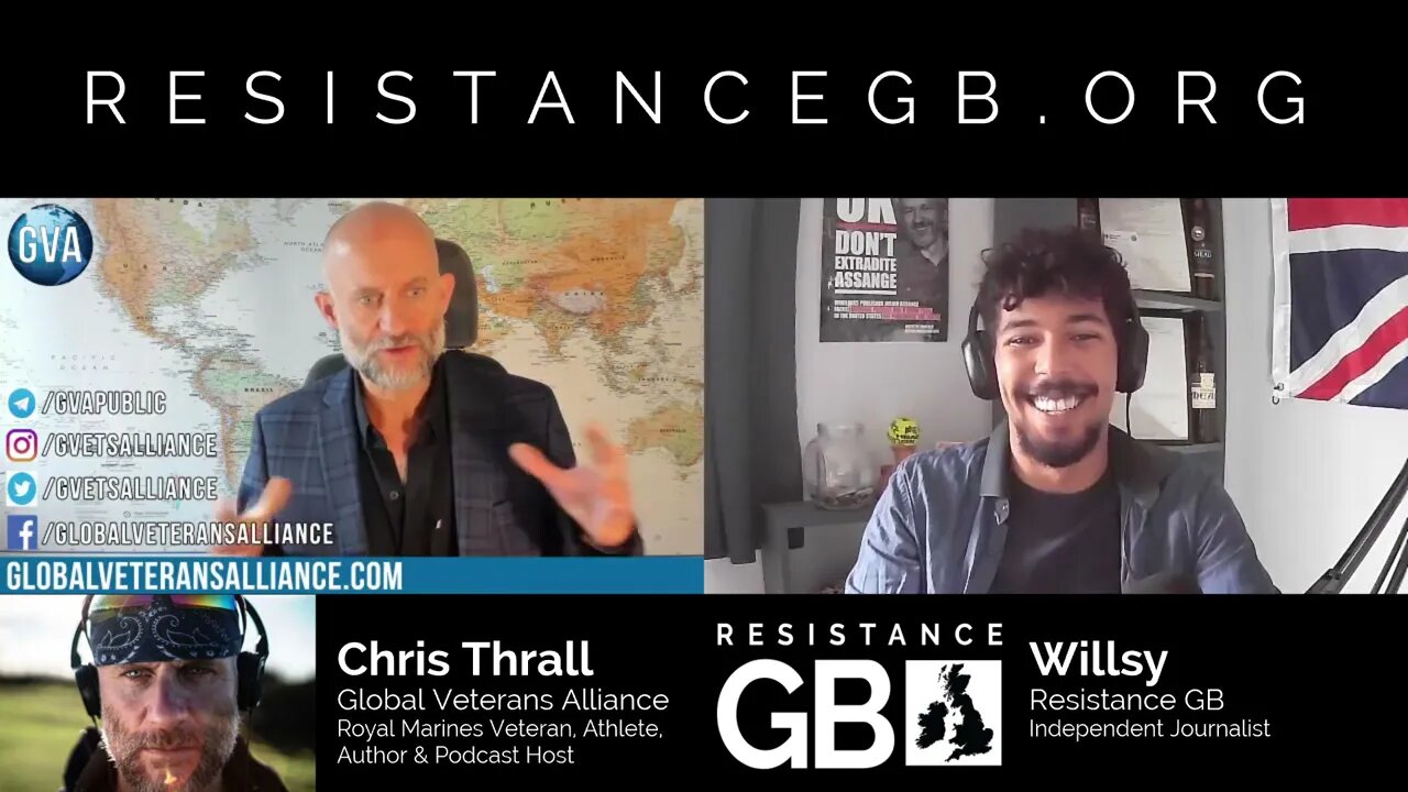 Global Veterans Alliance Interviewed On Freedom By Resistance GB