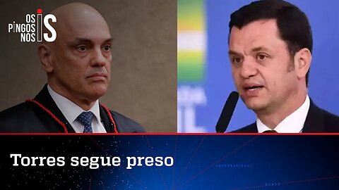 Alexandre de Moraes mantém ex-ministro Anderson Torres na cadeia