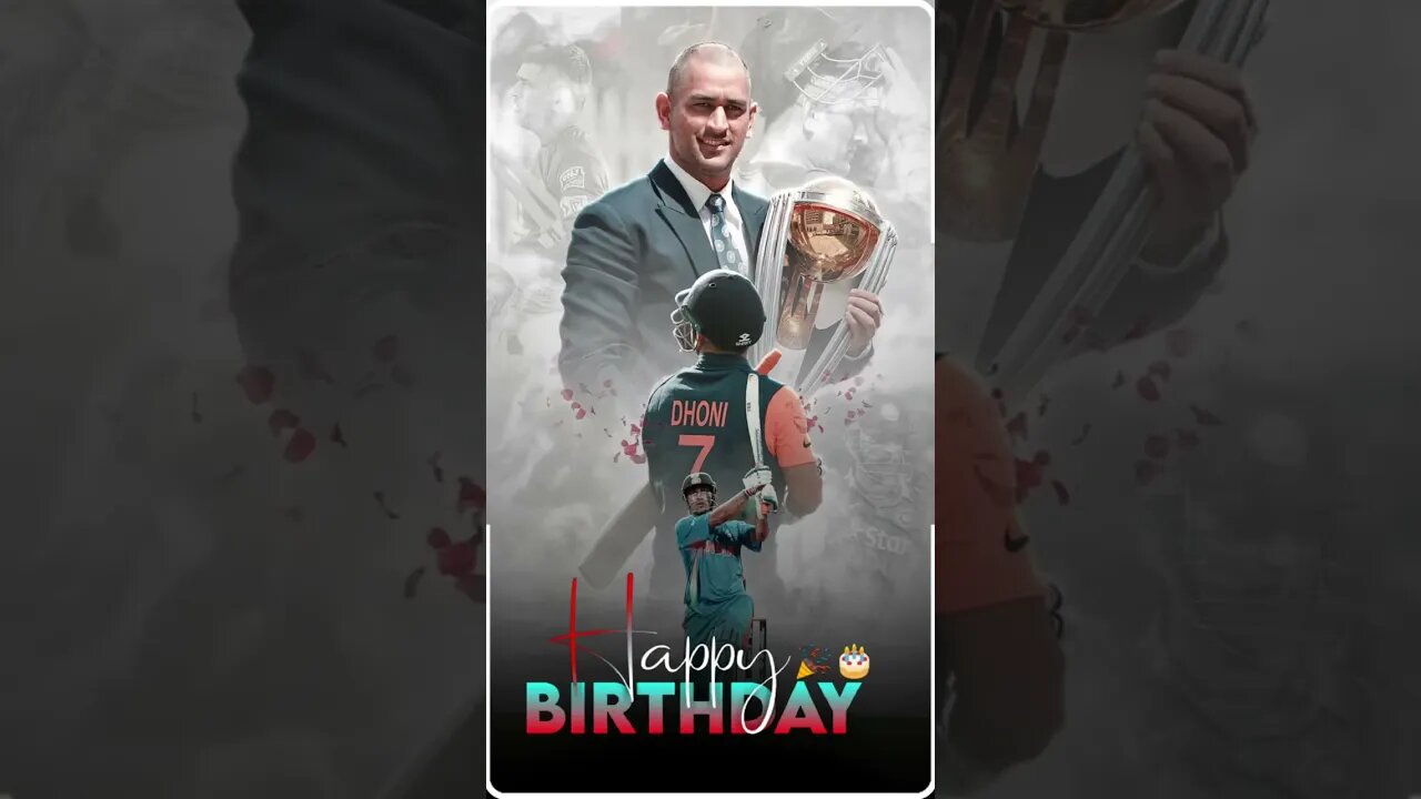 Ms dhoni ❣ Brithday Status | Happy birthday video coming . 7th July #mahi #cricketer #2023 #captain