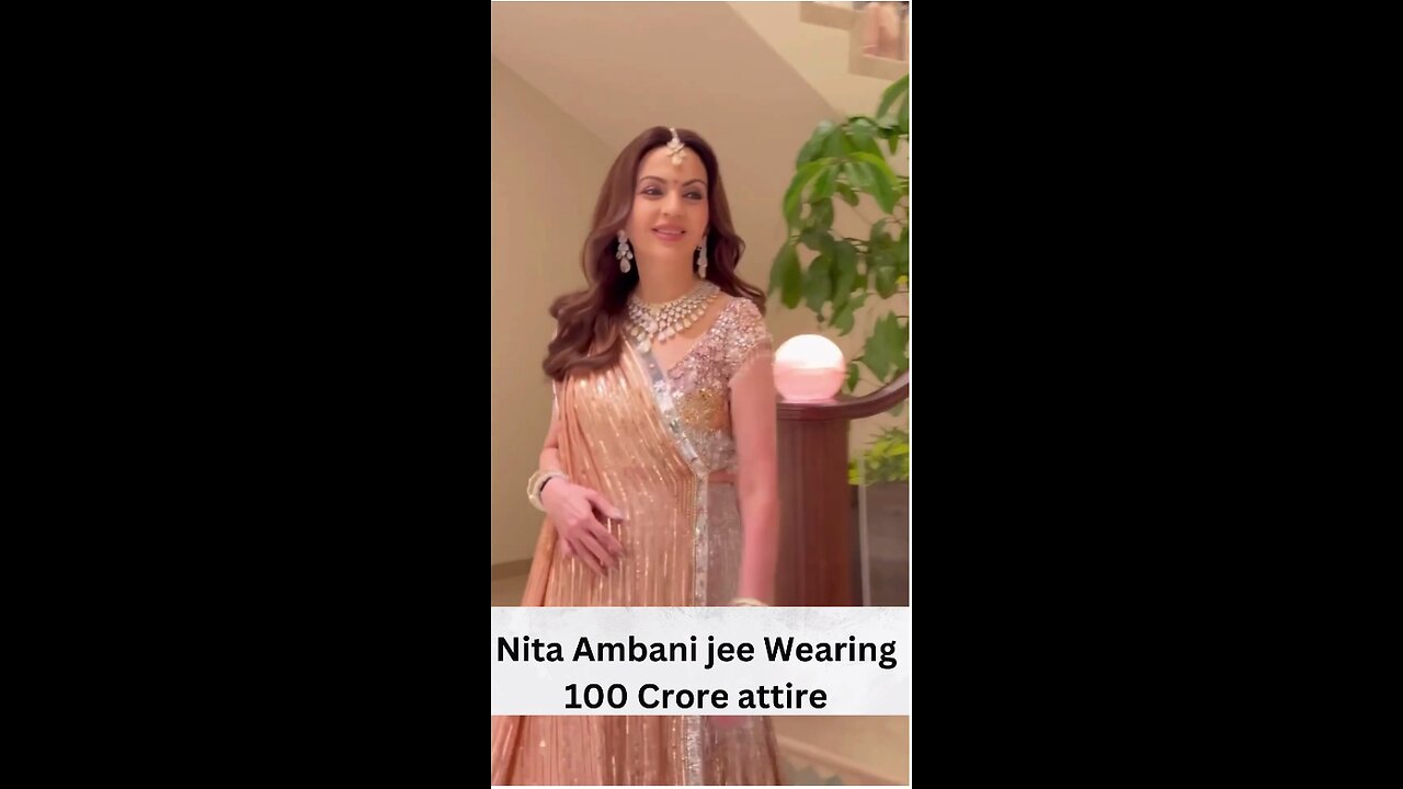 Nita Ambani jee in her beautiful 10 Million+ Dress & Jewelry