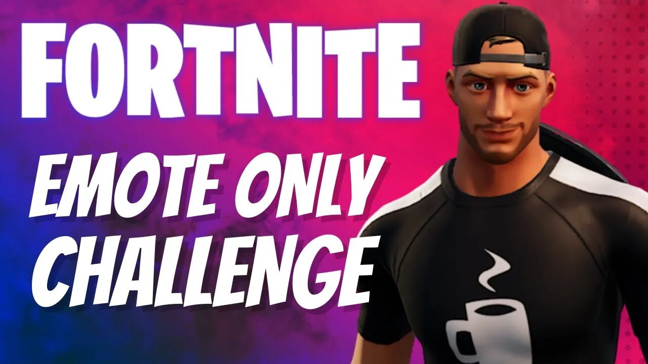 Can we WIN using only EMOTES in Fortnite? - Emote Only Challenge Gameplay