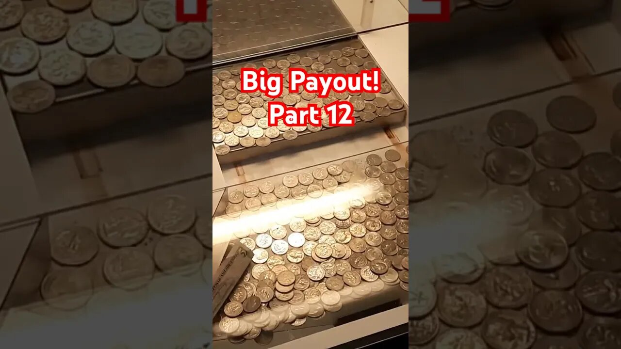 Big Payout! Bonus Hole coin pusher pt 12. #coinpushers #arcade #arcadegames #coinpusherjackpot