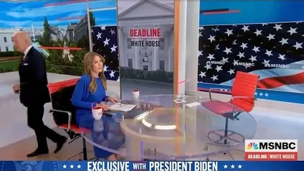 Biden Bails On Live Interview For Panic Bathroom Run...