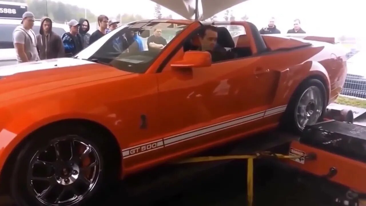 LOL MUSTANG GUYS #fail #car #cars #idiot #fail #dyno #dynofail #carshow #shorts