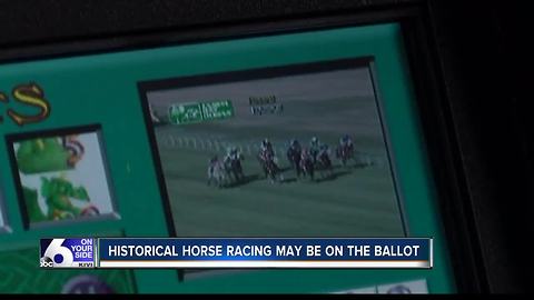 Historical horse racing could be on November ballot