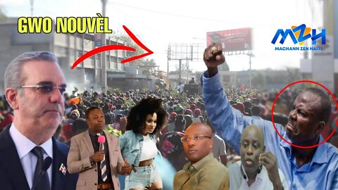Gwo Tansyon!! Yon Jounal Dominiken Mete Foto Moïse Jean Charles Pami Chèf Gang Ayiti yo