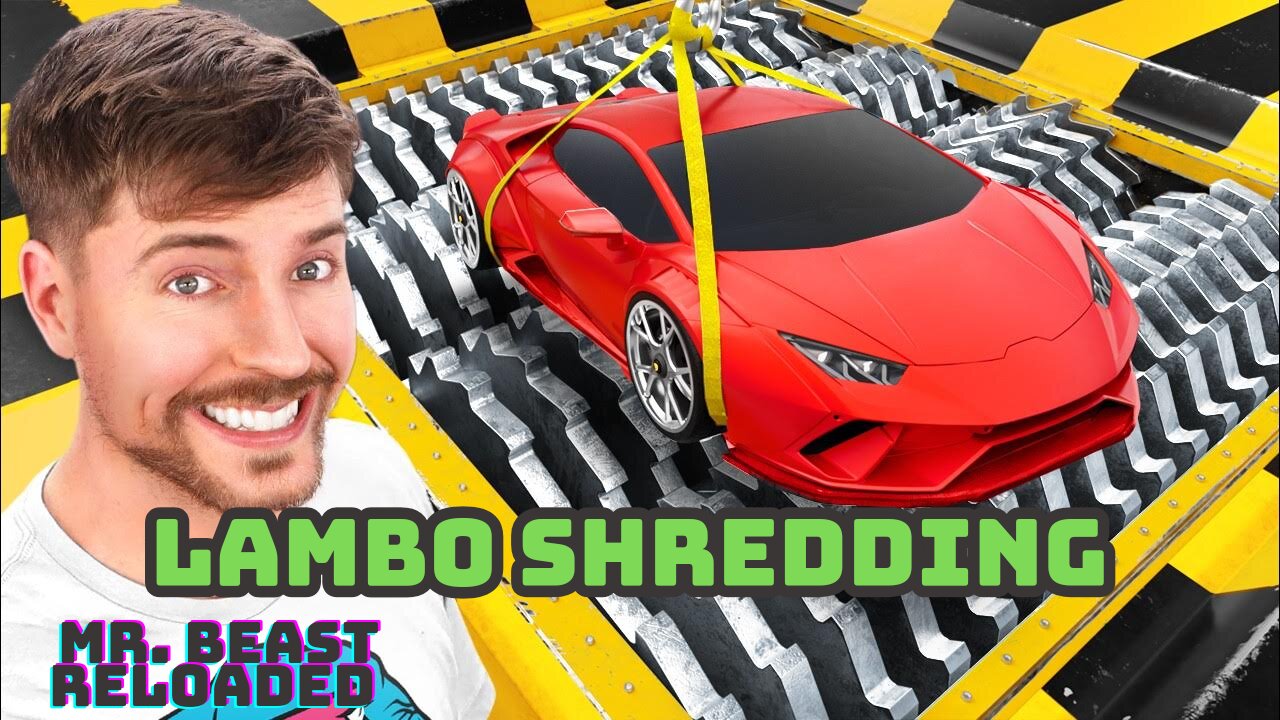 Mr Beast | Lamborghini Vs Shredder | Mr Beast Videos