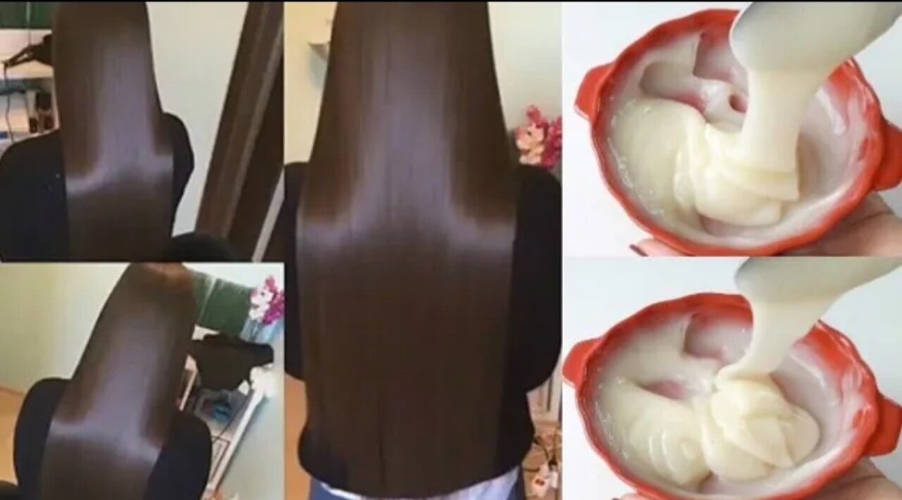 A spoonful of butter will transform your hair from frizzy to straight and silky _HD