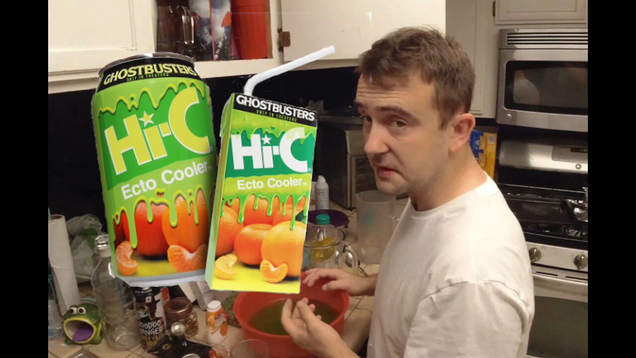 👻🍹Homemade Ecto Cooler #ectocooler #ghostbusters