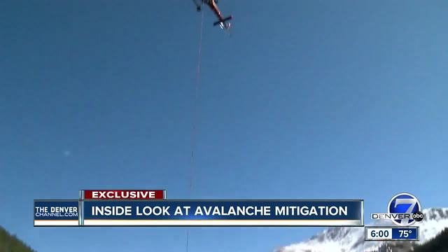 Denver7 crew gets exclusive look into CDOT's avalanche mitigation process