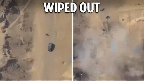 Moment top Hamas boss Izz al-Din Kassab is obliterated in Israeli airstrike in Gaza