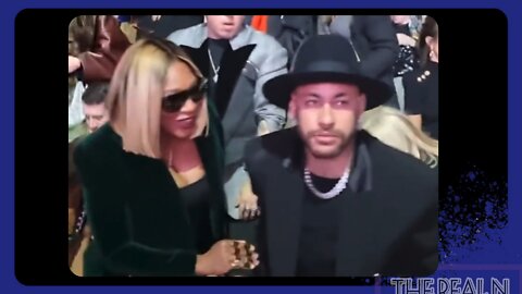 neymar jr attends the Balmain show during Paris Fashion Week