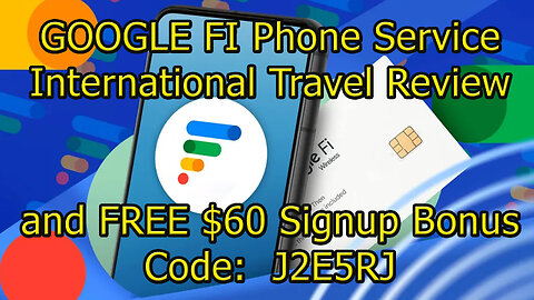 Google Fi BEST Prepaid Cell Phone Internet Data Service INTERNATIONAL TRAVEL Review #wisebuyreviews