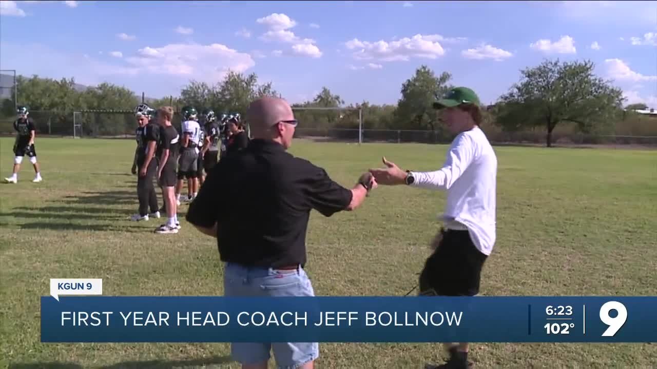 Jeff Bollnow blows a different whistle than his Dad