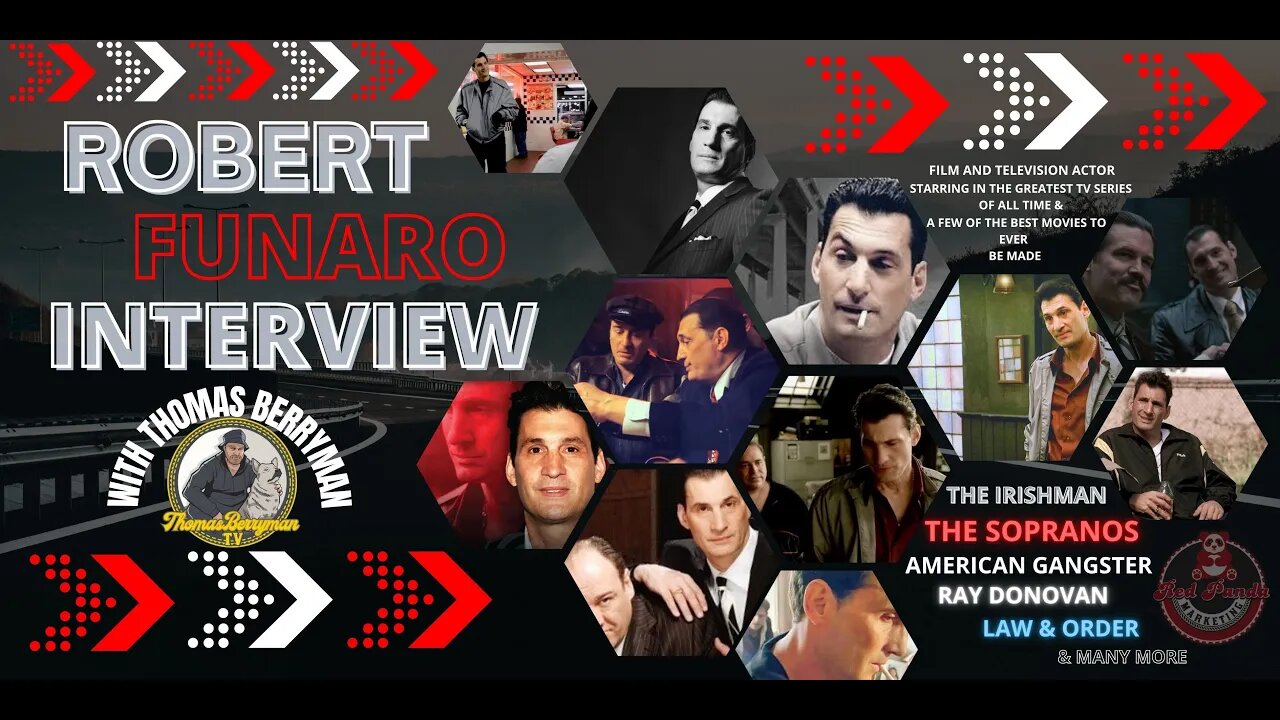 Robert Funaro Interview (FULL): The Sopranos, American Gangster, The Irishman, Art, Cinema & more..