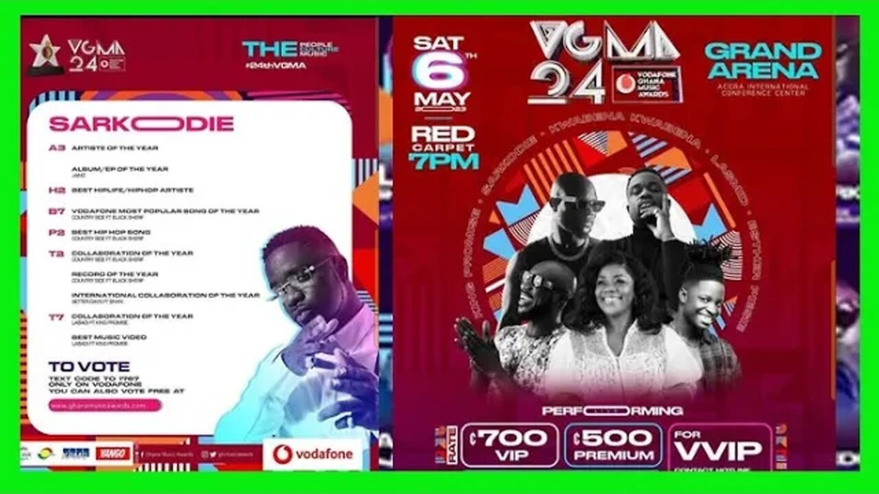 VGMA 24 King Sark, Black Sheriff, King Promise, Kidi, Kwabena Kwabena are ready for show